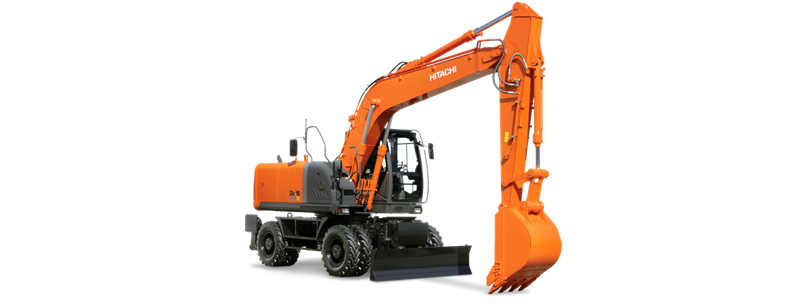 Dizel Hitachi ZX190W-3 20400 kg Lastikli Ekskavatör